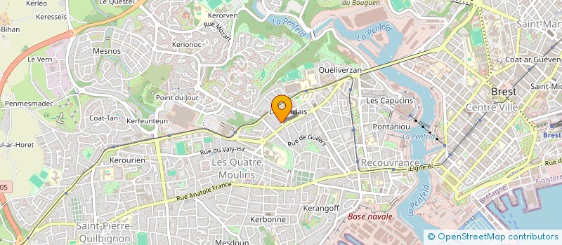 localisation de l'entreprise MONSIEUR PATRICK ADNET à BREST