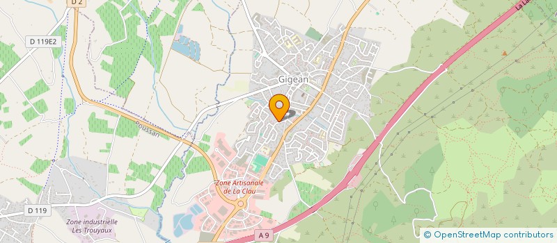 localisation de l'entreprise MONSIEUR PATRICK AGEZ  GIGEAN