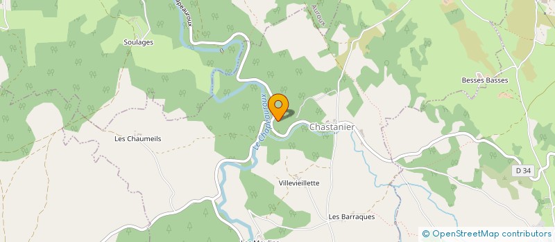 localisation de l'entreprise MONSIEUR PATRICK AGNERAY  CHASTANIER