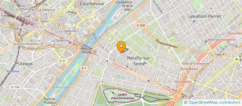localisation de l'entreprise MONSIEUR PATRICK AGOSTINI à NEUILLY-SUR-SEINE