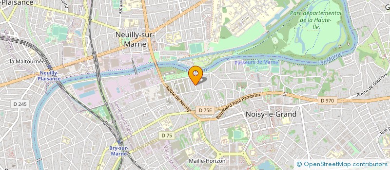 localisation de l'entreprise MONSIEUR PATRICK AIGOUY à NOISY-LE-GRAND