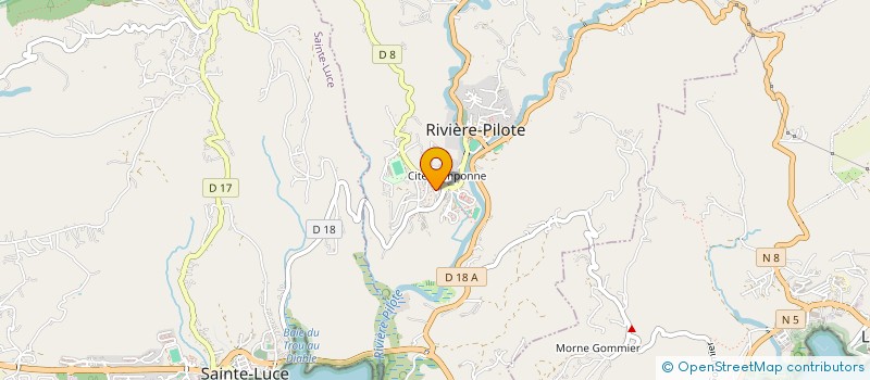 localisation de l'entreprise MONSIEUR PATRICK AIME BIAS  RIVIERE-PILOTE