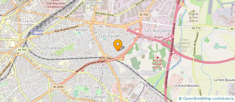 localisation de l'entreprise MONSIEUR PATRICK AJALBERT à CLERMONT-FERRAND