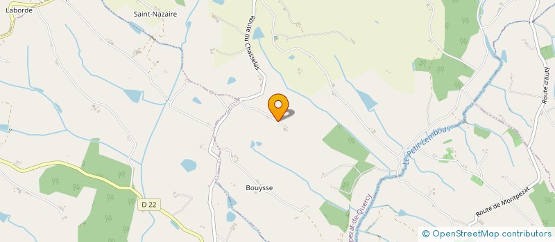 localisation de l'entreprise MONSIEUR PATRICK ALBENQUE  MONTFERMIER