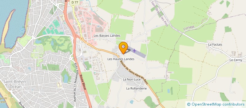 localisation de l'entreprise MONSIEUR PATRICK ALBERT à SAINT-BREVIN-LES-PINS