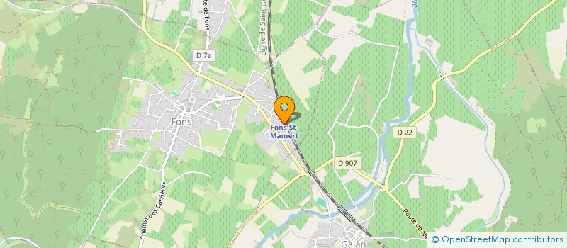 localisation de l'entreprise MONSIEUR PATRICK ALBOUY à FONS
