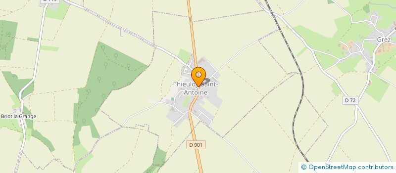 localisation de l'entreprise MONSIEUR PATRICK ALBY  THIEULOY-SAINT-ANTOINE