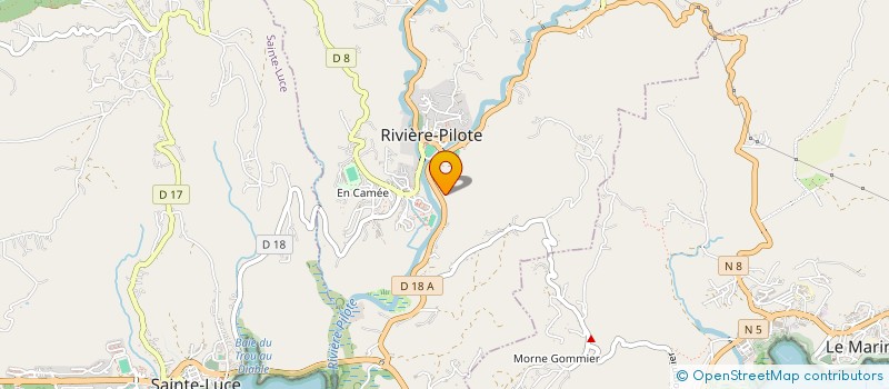 localisation de l'entreprise MONSIEUR PATRICK ALCINDOR  RIVIERE-PILOTE