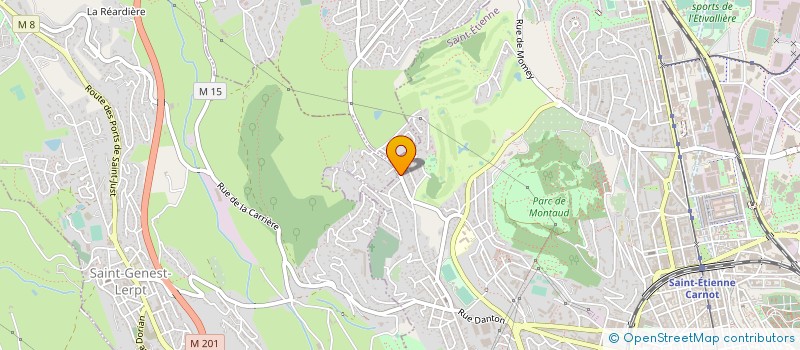 localisation de l'entreprise MONSIEUR PATRICK ALIX  SAINT-ETIENNE