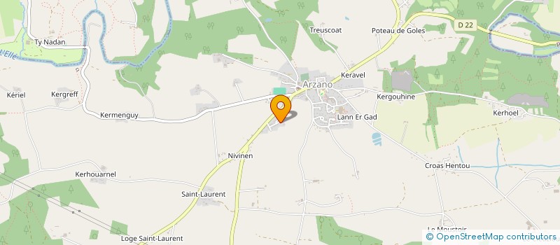 localisation de l'entreprise MONSIEUR PATRICK ALLAIN  ARZANO