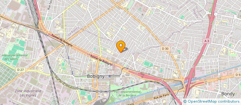 localisation de l'entreprise MONSIEUR PATRICK ALLAIN  BOBIGNY