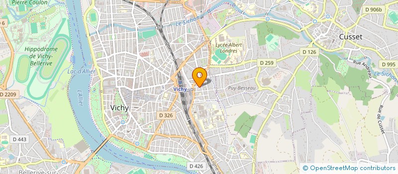 localisation de l'entreprise MONSIEUR PATRICK ALLAIX à VICHY
