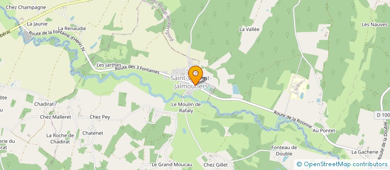 localisation de l'entreprise MONSIEUR PATRICK ALLARD  SAINT-VINCENT-JALMOUTIERS