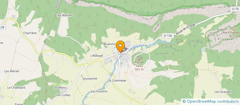 localisation de l'entreprise MONSIEUR PATRICK ALLIER  MIRABEL-ET-BLACONS