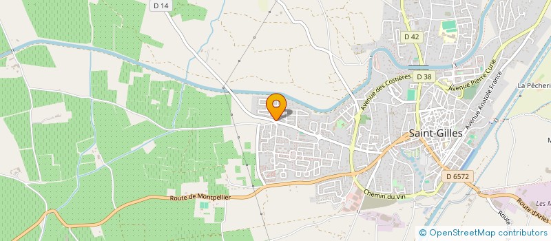 localisation de l'entreprise MONSIEUR PATRICK ALLOUCHE  SAINT-GILLES