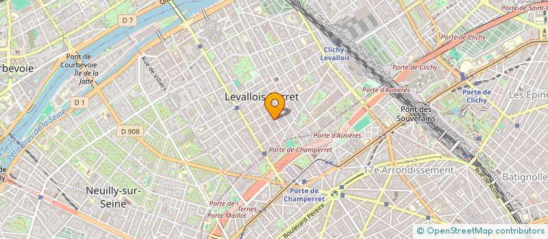 localisation de l'entreprise MONSIEUR PATRICK ALLOUCHE à LEVALLOIS-PERRET