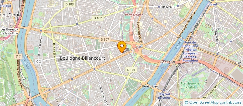 localisation de l'entreprise MONSIEUR PATRICK ALZAS à BOULOGNE-BILLANCOURT