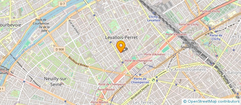 localisation de l'entreprise MONSIEUR PATRICK AMELINE à LEVALLOIS-PERRET