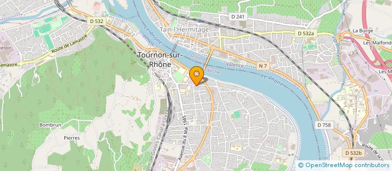localisation de l'entreprise MONSIEUR PATRICK AMET à TOURNON-SUR-RHONE