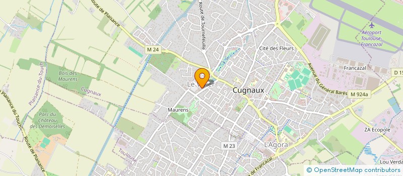 localisation de l'entreprise MONSIEUR PATRICK AMIAN à CUGNAUX