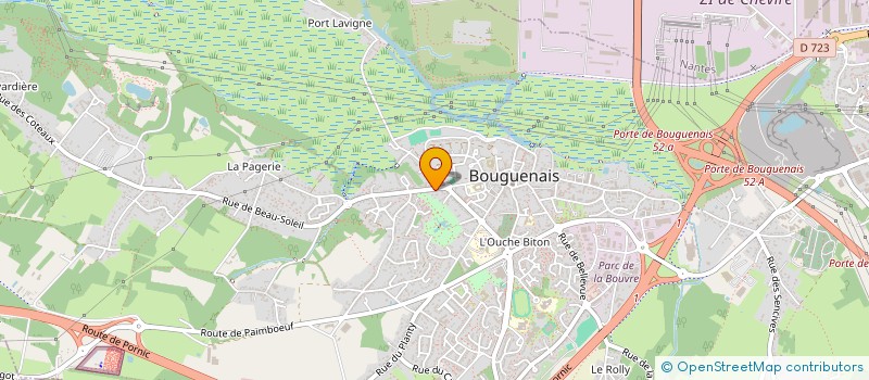 localisation de l'entreprise MONSIEUR PATRICK AMIAUD à BOUGUENAIS