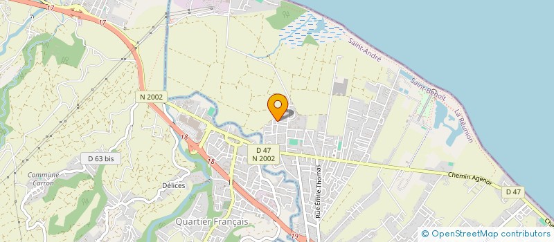 localisation de l'entreprise MONSIEUR PATRICK AMOURDOM  SAINT-ANDRE