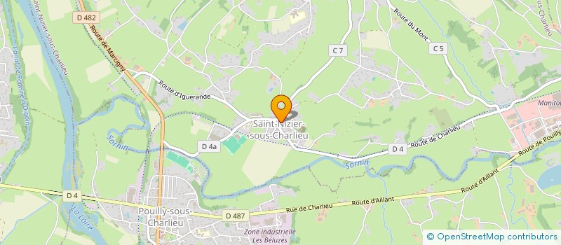 localisation de l'entreprise MONSIEUR PATRICK ANDRADE  SAINT-NIZIER-SOUS-CHARLIEU