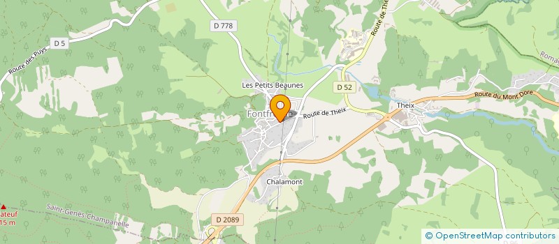 localisation de l'entreprise MONSIEUR PATRICK ANDRE à SAINT-GENES-CHAMPANELLE