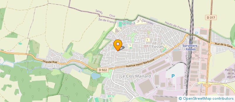 localisation de l'entreprise MONSIEUR PATRICK ANDRE  FOSSES