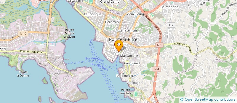localisation de l'entreprise MONSIEUR PATRICK ANDRE à POINTE-A-PITRE