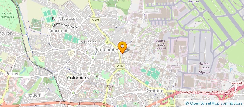 localisation de l'entreprise MONSIEUR PATRICK ANDRE CASSAGNE à COLOMIERS