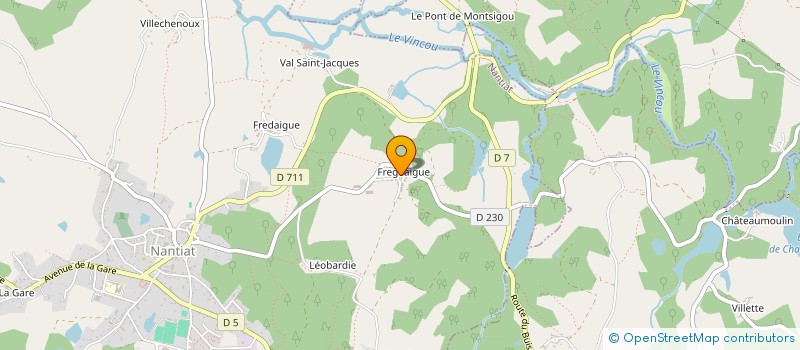 localisation de l'entreprise MONSIEUR PATRICK ANDRIEUX à NANTIAT