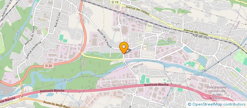 localisation de l'entreprise MONSIEUR PATRICK ANGHELONE  THYEZ