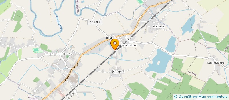 localisation de l'entreprise MONSIEUR PATRICK ANNET  LES PEINTURES