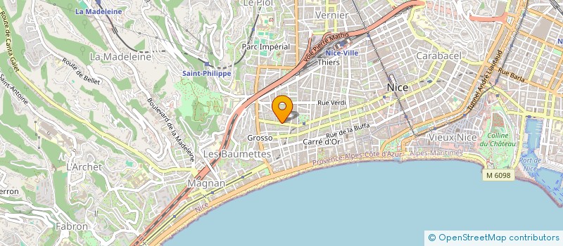 localisation de l'entreprise MONSIEUR PATRICK APPIETTO à NICE