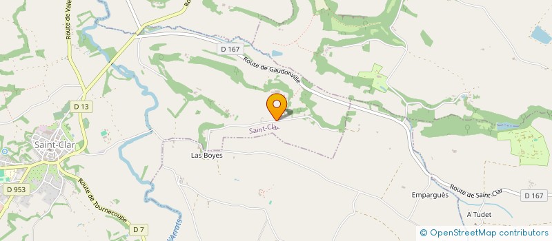 localisation de l'entreprise MONSIEUR PATRICK ARMANT  SAINT-CLAR