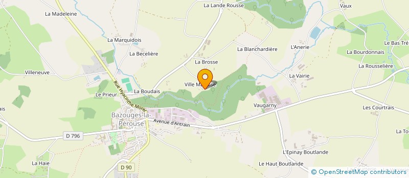 localisation de l'entreprise MONSIEUR PATRICK ARNAL à BAZOUGES-LA-PEROUSE