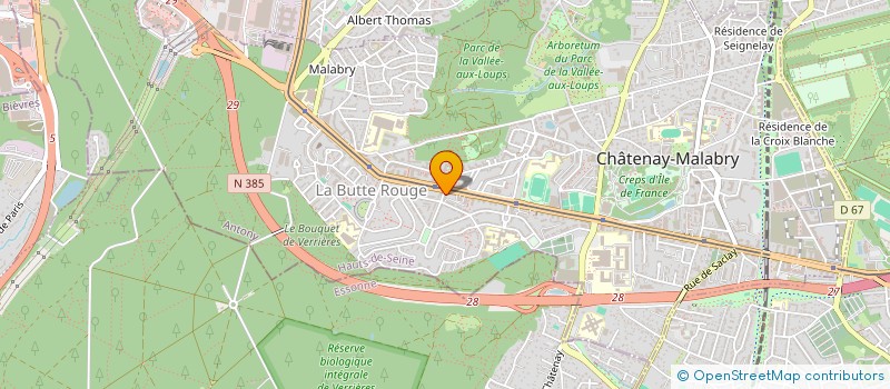 localisation de l'entreprise MONSIEUR PATRICK ARNAULT à CHATENAY-MALABRY