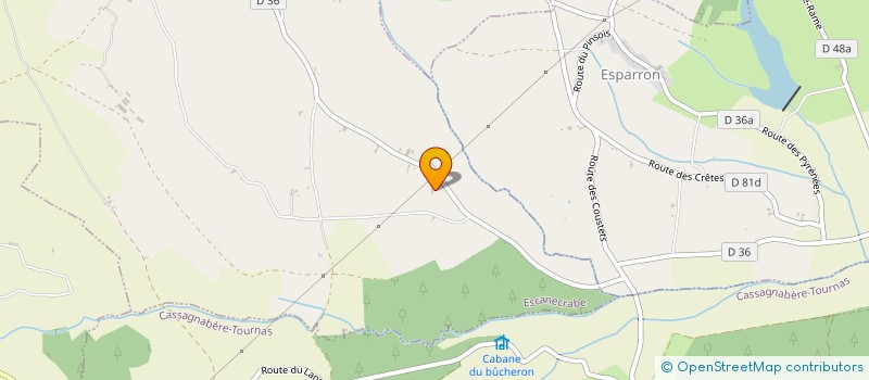 localisation de l'entreprise MONSIEUR PATRICK ARSEGUET à ESCANECRABE