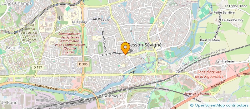 localisation de l'entreprise MONSIEUR PATRICK ASSER  CESSON-SEVIGNE