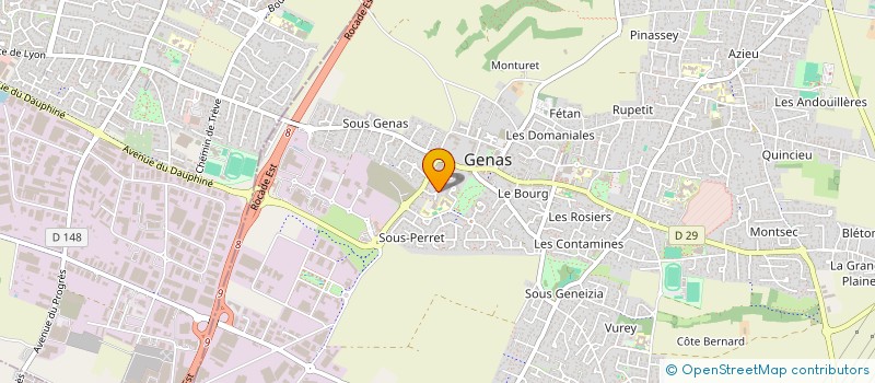 localisation de l'entreprise MONSIEUR PATRICK ASTORI à GENAS