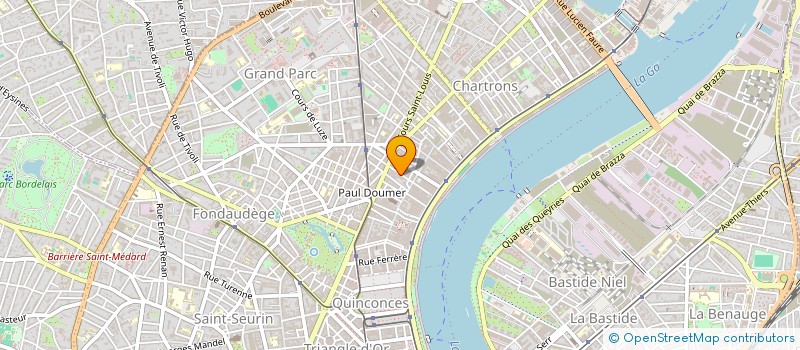 localisation de l'entreprise MONSIEUR PATRICK AUBAN  BORDEAUX