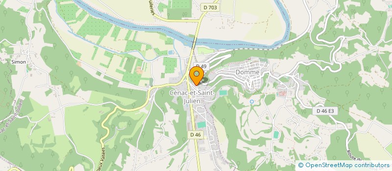 localisation de l'entreprise MONSIEUR PATRICK AUBERTIN  CASTELNAUD-LA-CHAPELLE