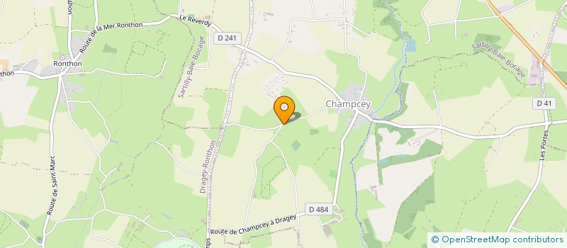 localisation de l'entreprise MONSIEUR PATRICK AUBEUT  SARTILLY-BAIE-BOCAGE