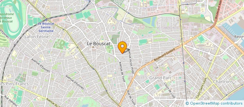 localisation de l'entreprise MONSIEUR PATRICK AUBOURG  LE BOUSCAT