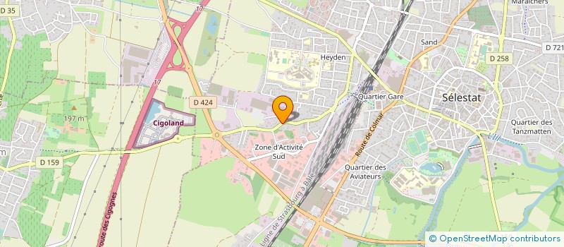 localisation de l'entreprise MONSIEUR PATRICK AUBRY à SELESTAT
