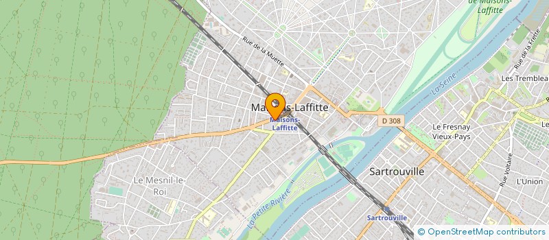 localisation de l'entreprise MONSIEUR PATRICK AUDIBERT à MAISONS-LAFFITTE