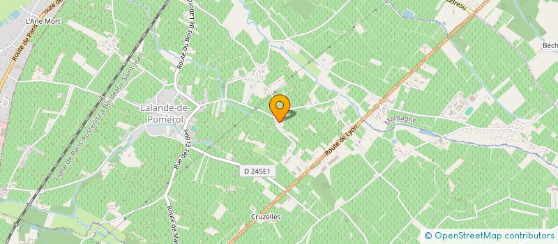 localisation de l'entreprise MONSIEUR PATRICK AUDUBERT  LALANDE-DE-POMEROL