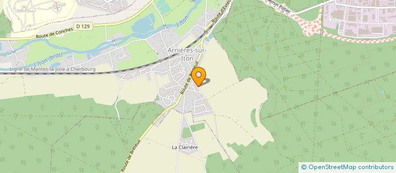 localisation de l'entreprise MONSIEUR PATRICK AUFFRAY  ARNIERES-SUR-ITON