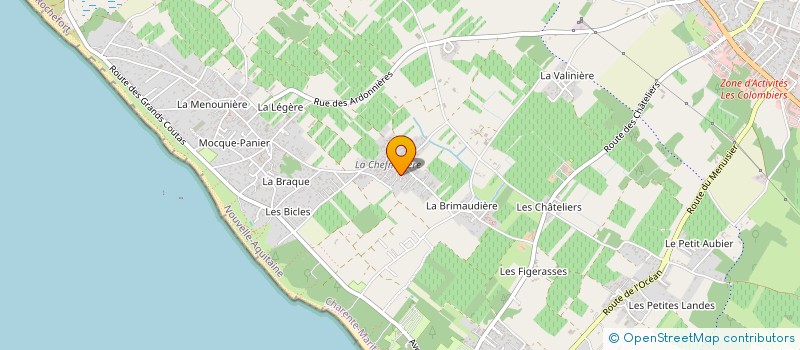 localisation de l'entreprise MONSIEUR PATRICK AUGEREAU  SAINT-PIERRE-D'OLERON